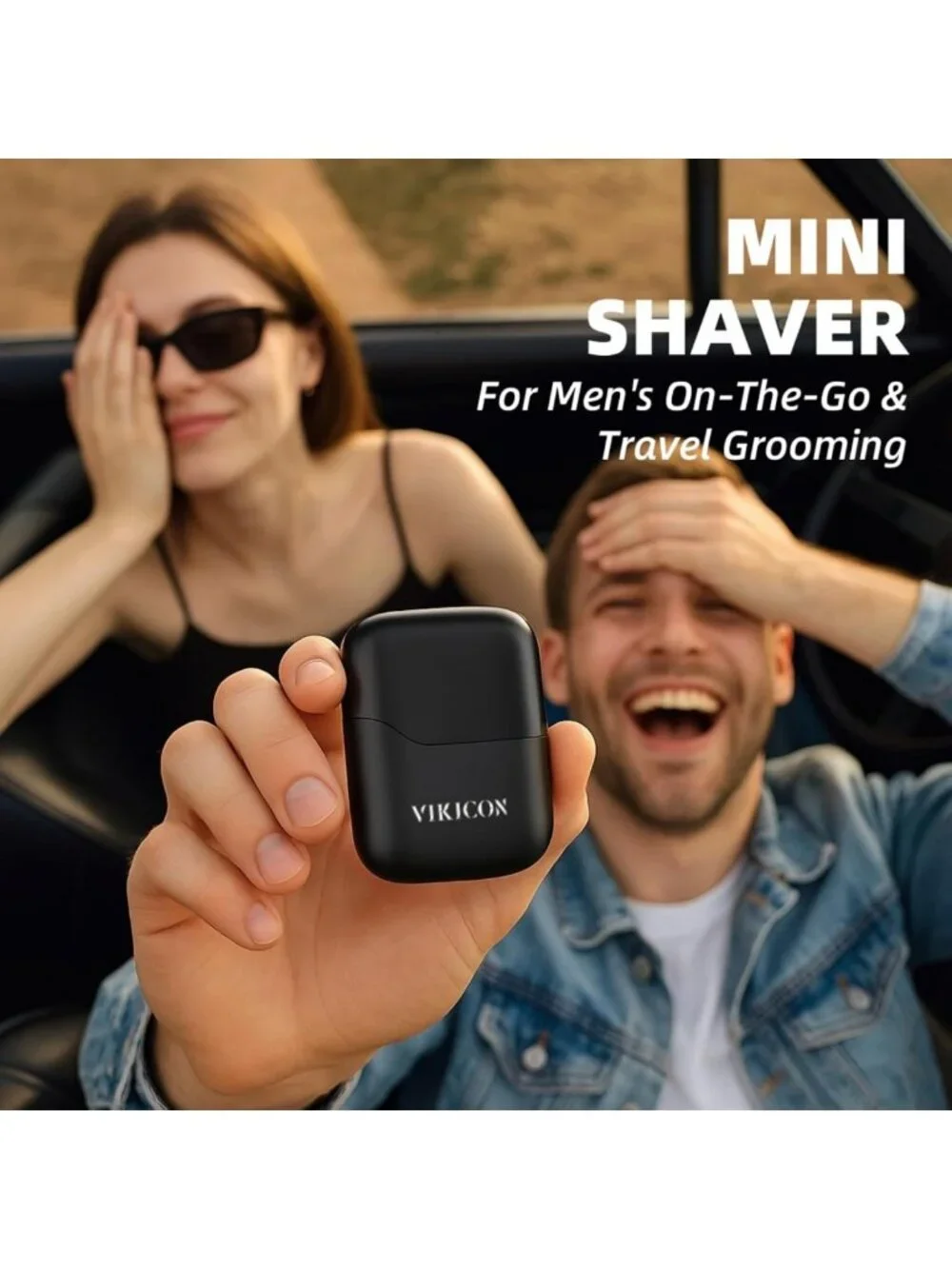 Compact Electric Foil Shaver for Men | Portable Mini Razor for Face & Travel
